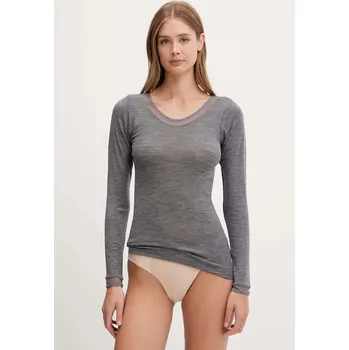 Pánské tričko Vlněné tričko s dlouhým rukávem Chantelle FEMILET FN1584.0DH šedá 90X, vel. 36