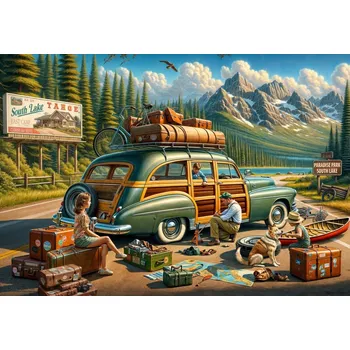 Puzzle Bluebird Puzzle Pravidelné zastávky, 1000 dílků + k objednávce puzzle zdarma