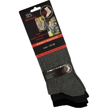 Pánské ponožky RS bavlněné pracovní ponožky s froté chodidlem mix 39-42