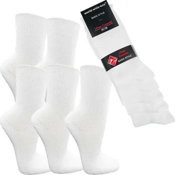 Dámské ponožky RS dámské jednobarevné bavlněné ponožky bez gumiček mix9 35-38