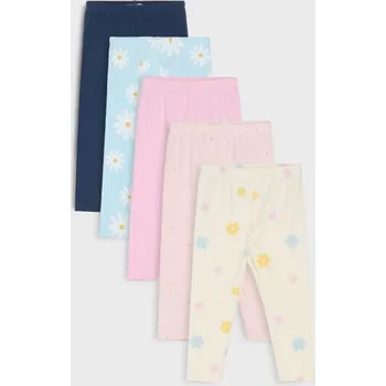 Sinsay - Sada 5 legín - krémová - 7521Z-01X - 7521Z-01X-86