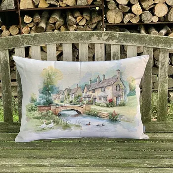 Dekorativní polštářek BYTEMA Gobelínový polštář COTSWOLDS MOST 50 x 70 cm + výplň