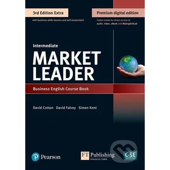 Učebnice Market Leader Intermediate Student´s Book with eBook, QR, MyLab and DVD Pack, Extra, 3rd Edition - David Cotton, David Falvey, Simon Kent Pearson
