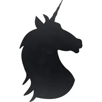 Popisovací tabule JEDNOROŽEC s bílým popisovačem a lepící páskou, černá FB-UNICORN