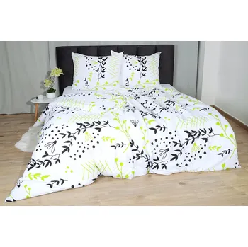 Povlečení Povlečení mikrosatén 4dílné REVILA limetkové