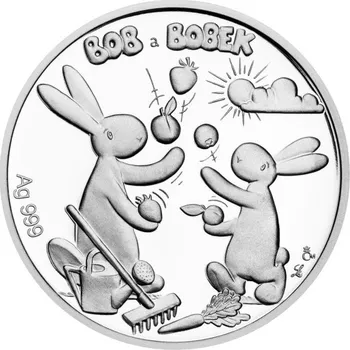 2025 - Stříbrná mince Bob a Bobek - Zahradnící - Proof