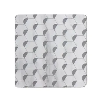 prostírání Topeq Podtácky z korku s geometrickým motivem