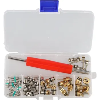 Příslušenství pro vzduchotechniku Sada ventilků pro klimatizaci s klíčem, 40ks, Invento TX14.033