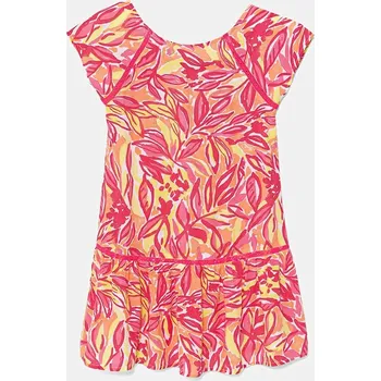 Dívčí šaty Dívčí šaty United Colors of Benetton 4UIACV03G.G.Seasonal růžová 42X, vel. 160