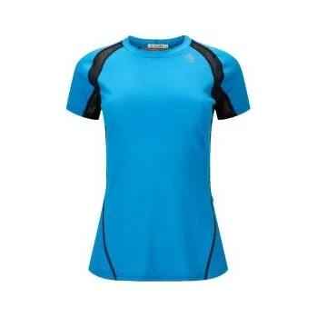 Dámské tričko Aclima LightWool Sports T-Shirt Women Bluejay/Jet Black modrá S