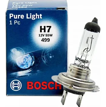 Povinná bezpečnostní výbava Bosch Pure Light H7 PX26d 12V 55W 1987302777