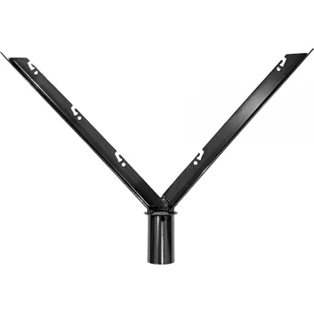 Příslušenství pro plot Bavolet oboustranný V 60 mm, Zn+PVC, antracit