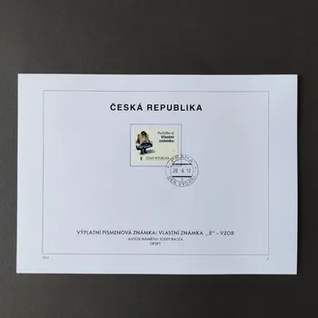Sběratelství Nálepní list ČR, E, Pof.729**