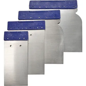 Sada 4 ks tmelících stěrek Spokar - Ocel (5-12 cm)