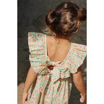 Dámské šaty Šaty Konges Sløjd CIANNA DRESS GOTS více barev, mini, KS103200 vícebarevná MLC, vel. 122-128