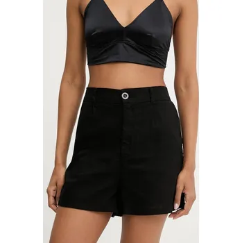 Dámské kraťasy Kraťasy Answear.LAB dámské, černá barva, high waist BS3048.tos 99X, vel. L