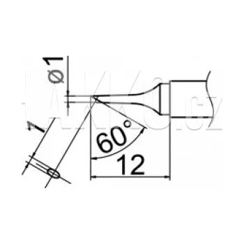 Pájecí hrot Pájecí hrot T12-C1 - 102000572