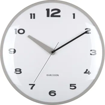 Designové nástěnné hodiny 6028GY Karlsson 40cm