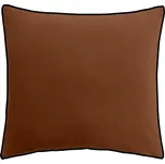 Today Sametový polštář, 45 x 45 cm, MATCHA, oranžový