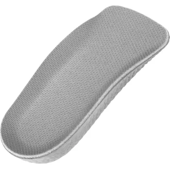 Vložka do bot Ortopedické vložky do bot 3,5 cm Šedé patní zvýšení Zmírnění nárazů Opora při chůzi Komfortní podložky pro každodenní nošení obuvi