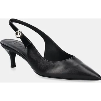 Dámské lodičky Kožené lodičky Furla Sfera Slingback černá barva, YJ07SFE X30000 O6000 YJ07SFE.X30000.O6000 99X, EUR 39