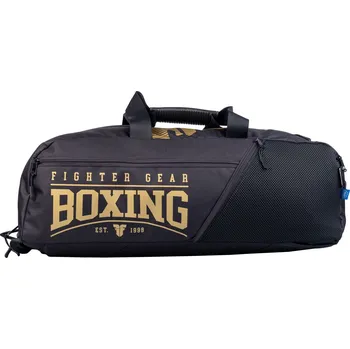 Sportovní taška Sportovní taška Fighter Boxing - černá/zlatá, FTS-14-BX L