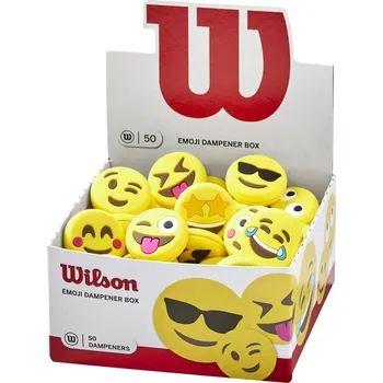 Tenisový vibrastop Tlumítka Wilson Emoji Dampener Box 50ks