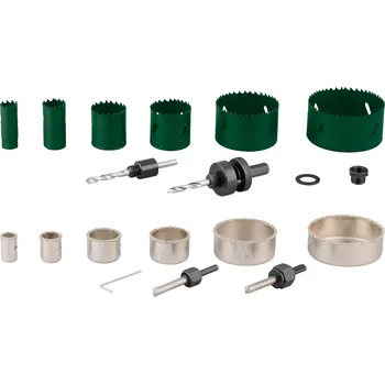 Příslušenství k nářadí PARKSIDE® Sada děrovacích pil, 9dílná