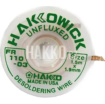Páječka Odpájecí lanko Hakko Wick FR-110-03, 1,5mx1,9mm - 102001626