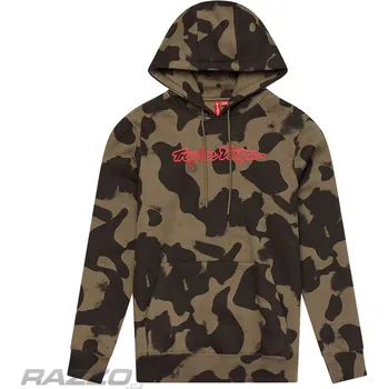 Pánská mikina Pánská mikina TroyLeeDesigns Signature Pullover Hoodie Olive Camo XL