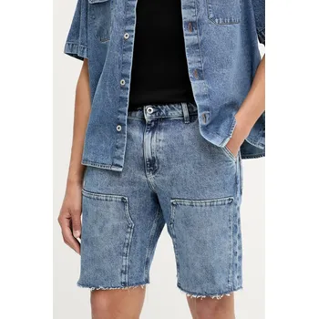 Pánské kraťasy Džínové šortky Karl Lagerfeld Jeans pánské, modrá barva, A3M10138 55D, vel. 31