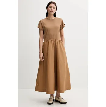 Dámské oblečení Šaty Tommy Hilfiger WW0WW46711 hnědá 82X, vel. M