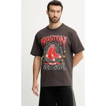 Pánské tričko Bavlněné tričko 47 brand MLB Boston Red Sox BB002TMKBRU643625C9 šedá 90X, vel. L