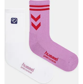 Oblečení a móda Ponožky Hummel Hummel x Community Love 2-pack 228036 bílá 00X, vel. 43/45