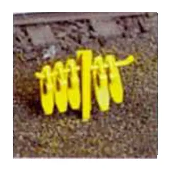 Modelová železnice brzdové zarážky 6ks se stojanem Weinert modellbau 5835