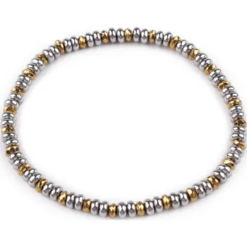 Náramek Náramek pružný hematitový