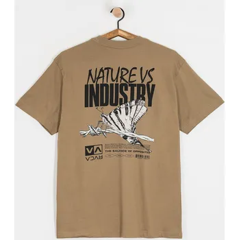 Pánské tričko RVCA Natural Science (coyote) S, hnědá