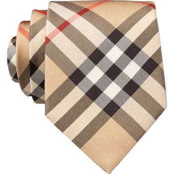 Kravata Burberry Pánská Kravata Manston, béžová / černá / červená,...