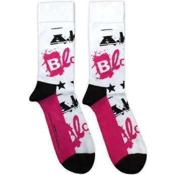 Pánské ponožky Merch Blondie: Blondie Unisex Ankle Socks: Aka (white) (uk Size 7 - 11) 42 - 47