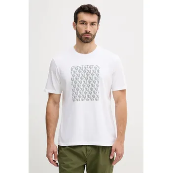 Bavlněné tričko Calvin Klein Jeans LV04RC841G bílá 00X, vel. M