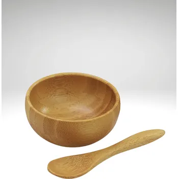 Kadeřnické křeslo Bambusová souprava pro nanášení obličejové masky