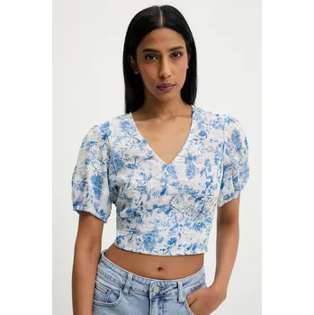 Dámská halenka Halenka Answear.LAB dámská, modrá barva, vzorovaná ck08361.fjk 55X, vel. S