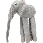 Hračka FLAMINGO plyš - Hida slon šedý s dlouhými nohami na pamlsky 32x41x55cm