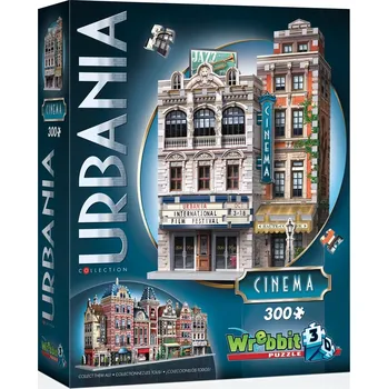 Puzzle WREBBIT 3D puzzle Urbania: kino, 300 dílků