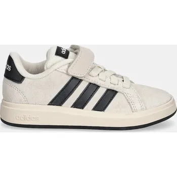 Chlapecká obuv Dětské tenisky adidas GRAND COURT 00s béžová barva, JR5568 12X, EUR 28