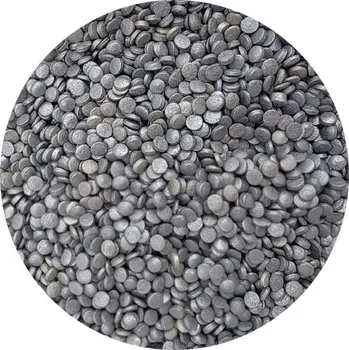 Jedlá dekorace na dort Cukrové zdobení stříbrné konfety 80g - I LOVE CAKES