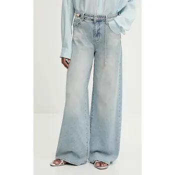 Dámské džíny Džíny Answear.LAB dámské, high waist N2625.iak modrá 55J, vel. XS