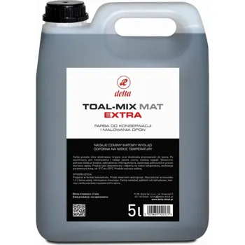 Sada na opravu pneumatiky Barva na pneumatiky a plasty TOAL MIX EXTRA MAT, koncentrát 5l, Invento DETM-EXTRAMAT-5