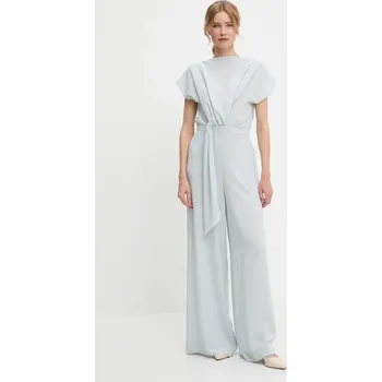 Dámský overall Overal Answear.LAB modrá barva, s kulatým výstřihem 0246.TKK 55X, vel. XL