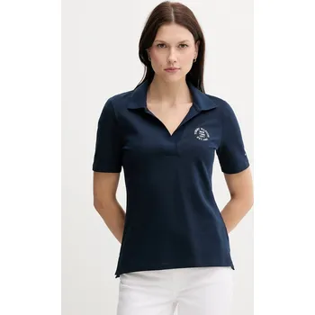 Polo tričko Tommy Hilfiger WW0WW45807 námořnická modř 59X, vel. XS